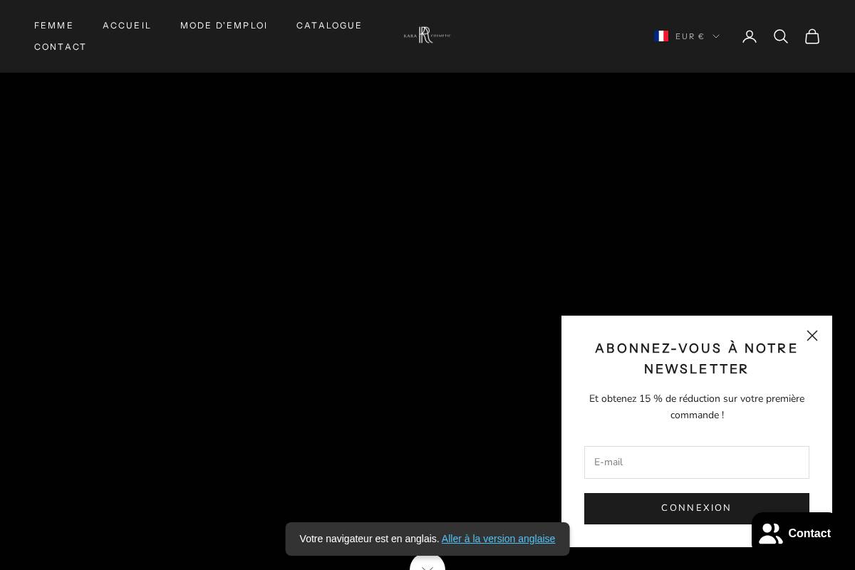 Karacosmetic homepage screenshot