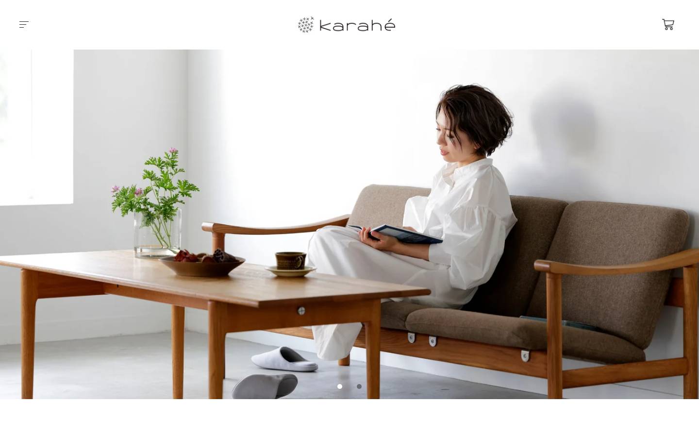 karahe-kara.com homepage screenshot