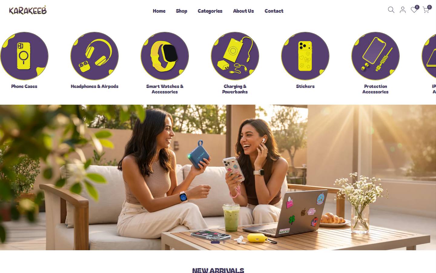 karakeeb-egypt.com homepage screenshot