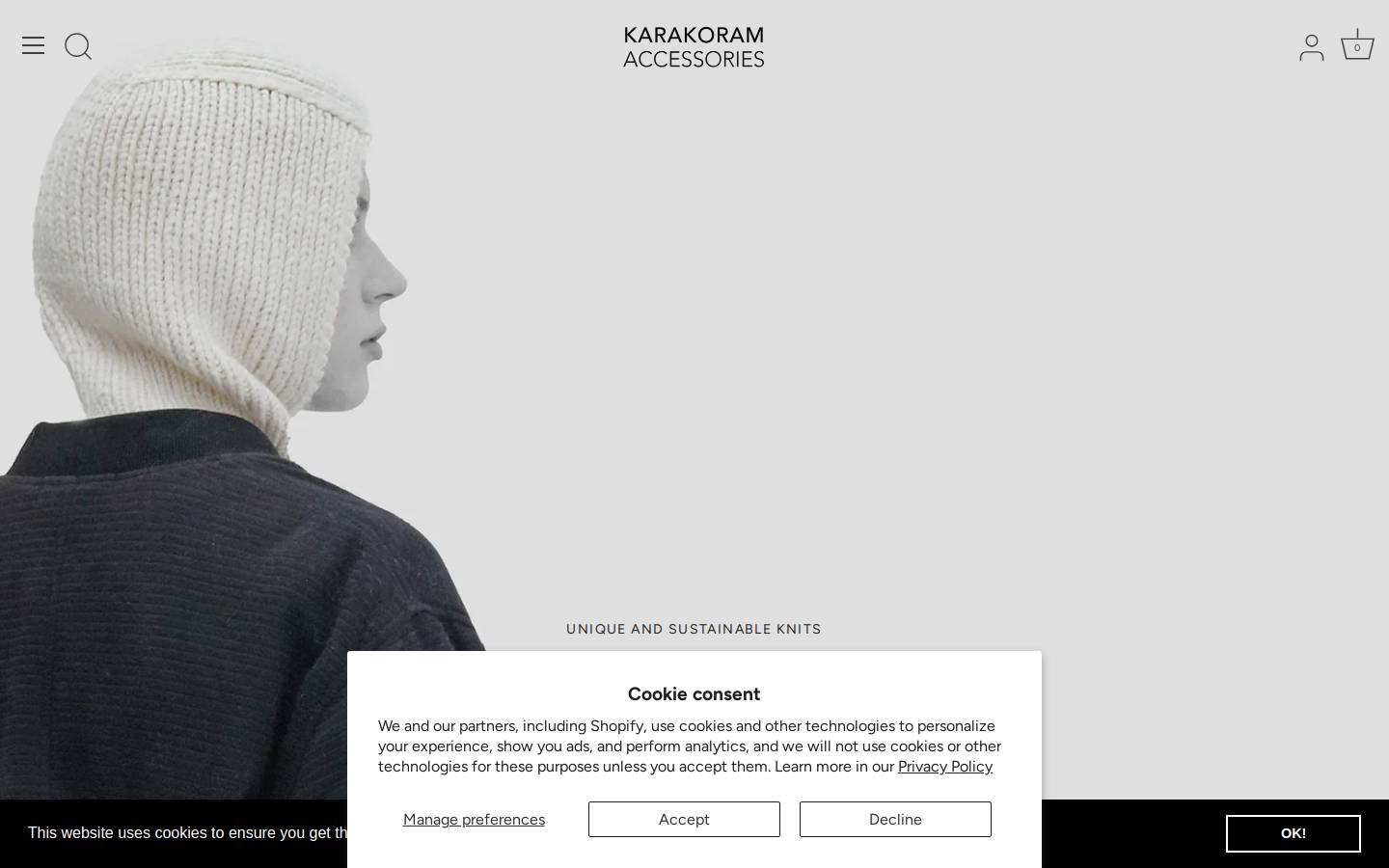 karakoram.de homepage screenshot