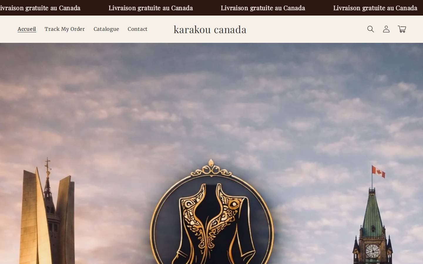 karakou-canada.com homepage screenshot