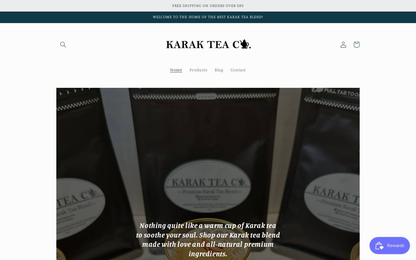 karakteacompany.com homepage screenshot