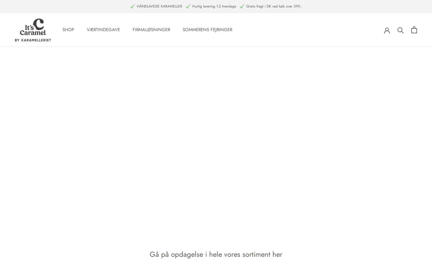 karamelleriet.com homepage screenshot