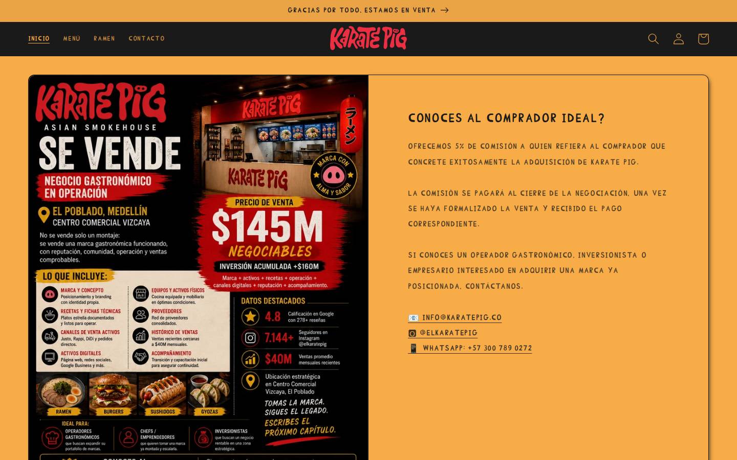 karatepig.co homepage screenshot