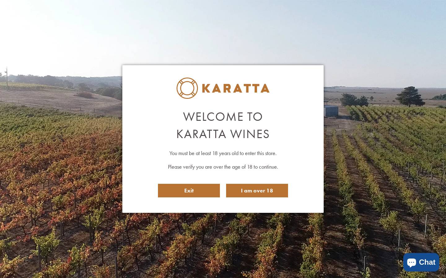 karattawines.com.au homepage screenshot