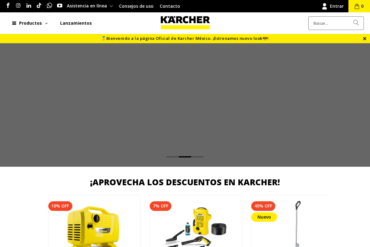 KARCHER SHOP homepage screenshot
