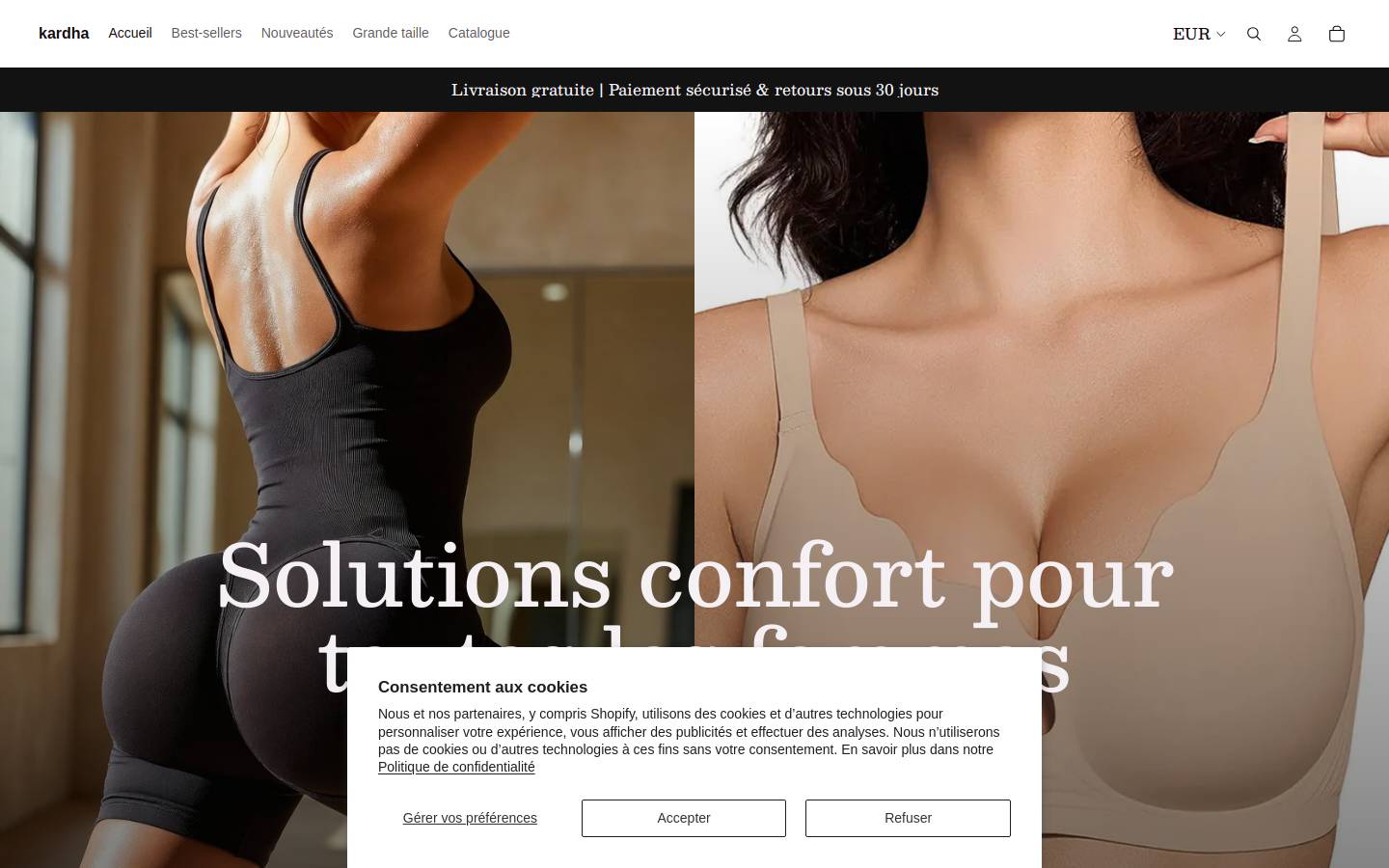 kardha.com homepage screenshot