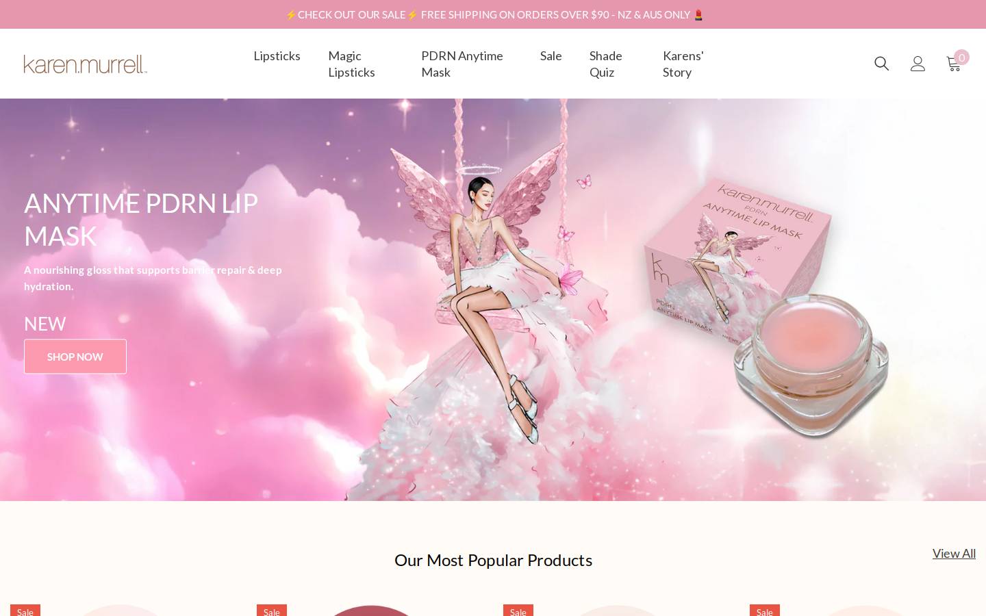 karenmurrell.com homepage screenshot