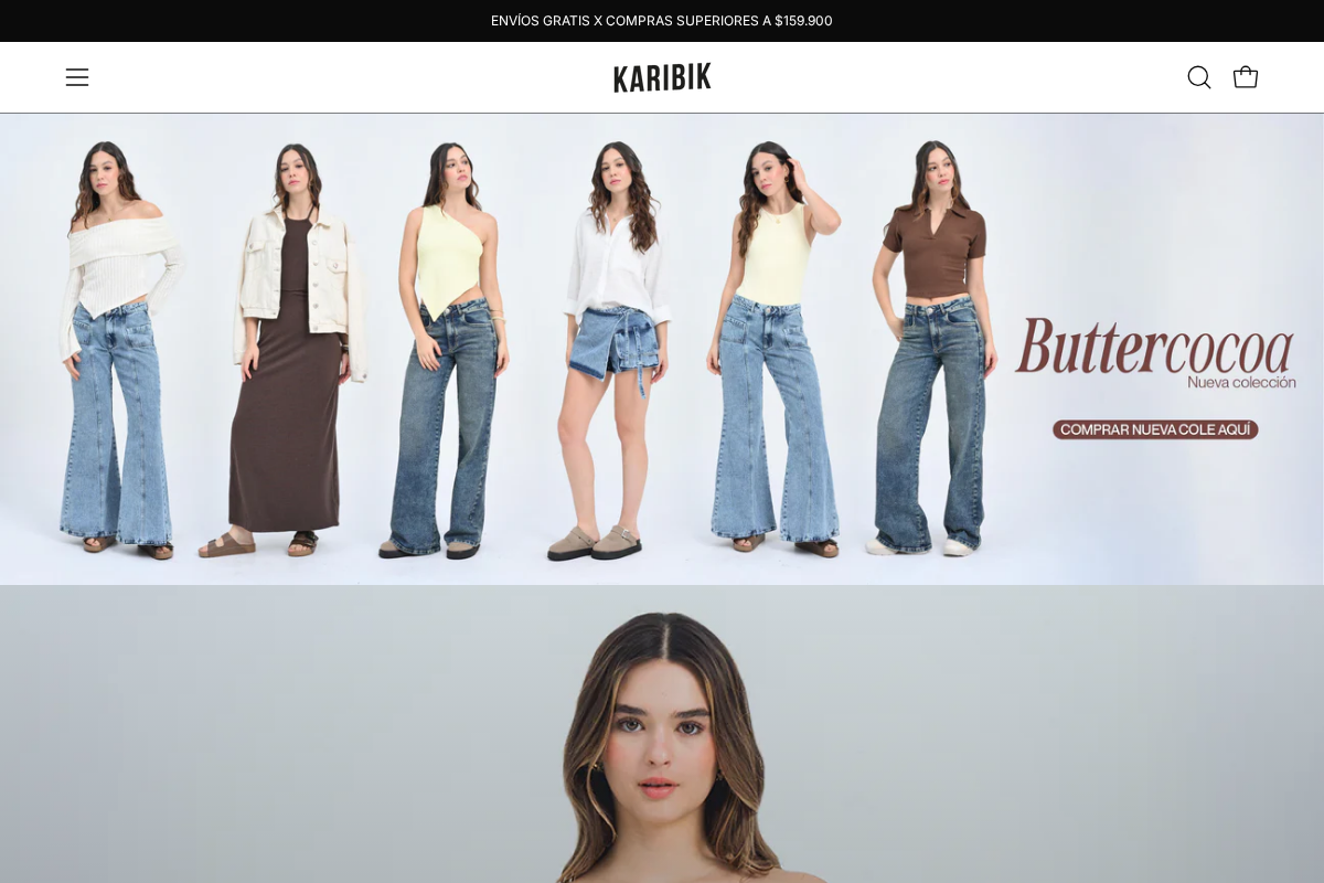 Karibik homepage screenshot