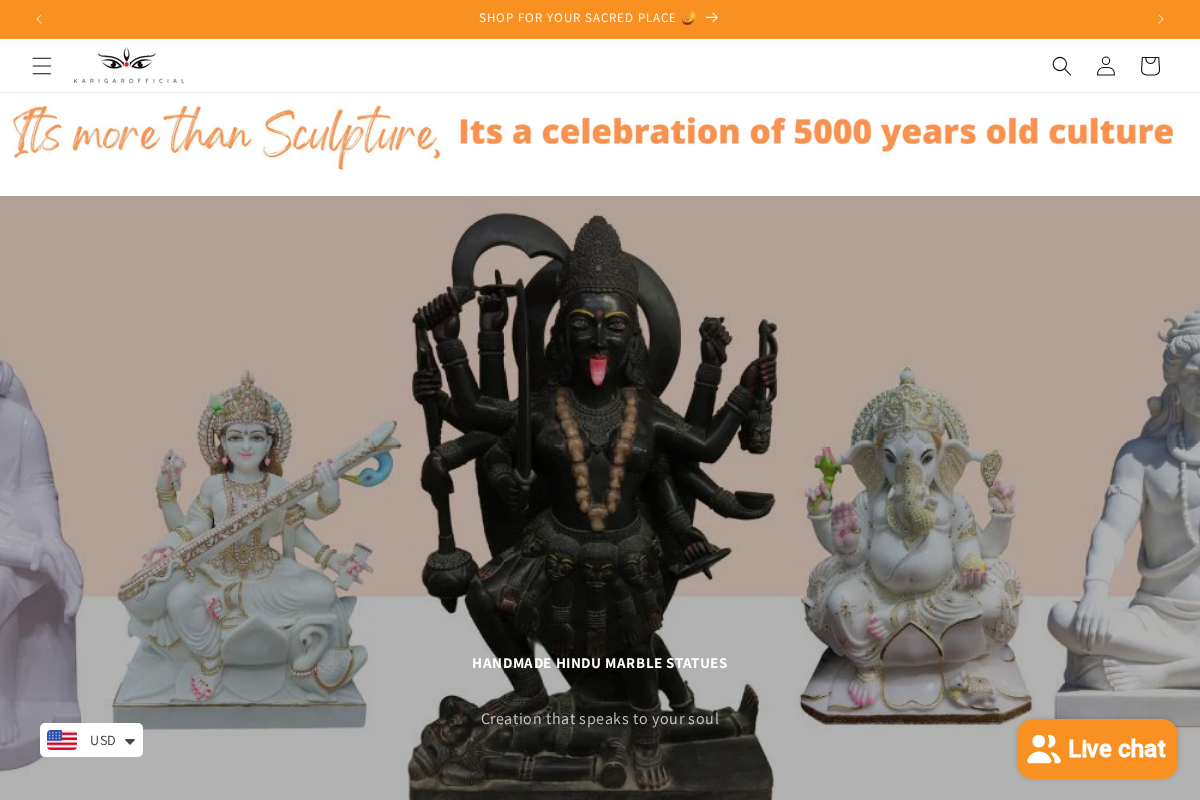 karigarofficial.com homepage screenshot