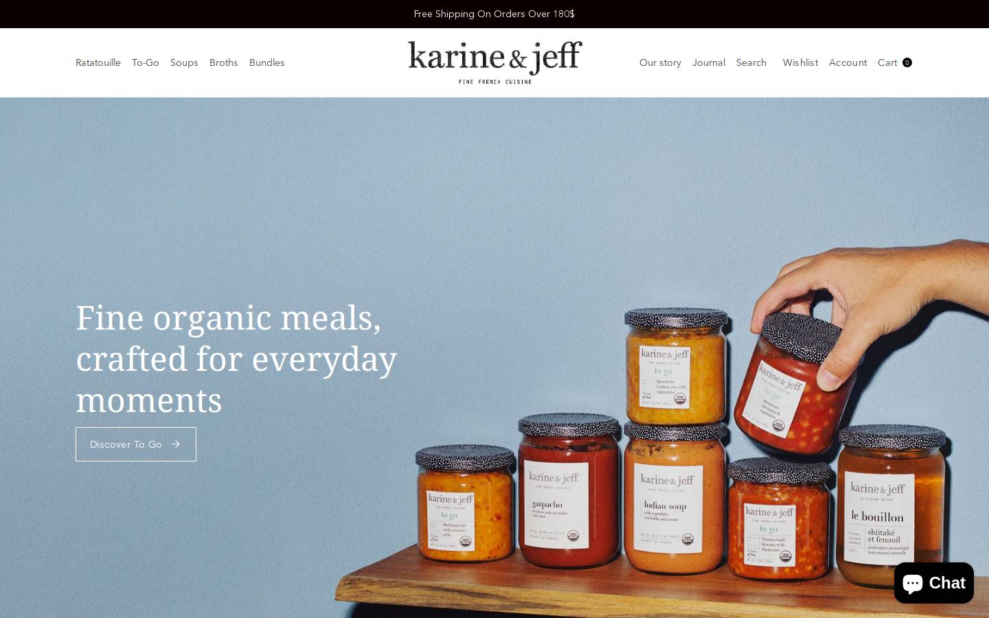 Karinejeff homepage screenshot