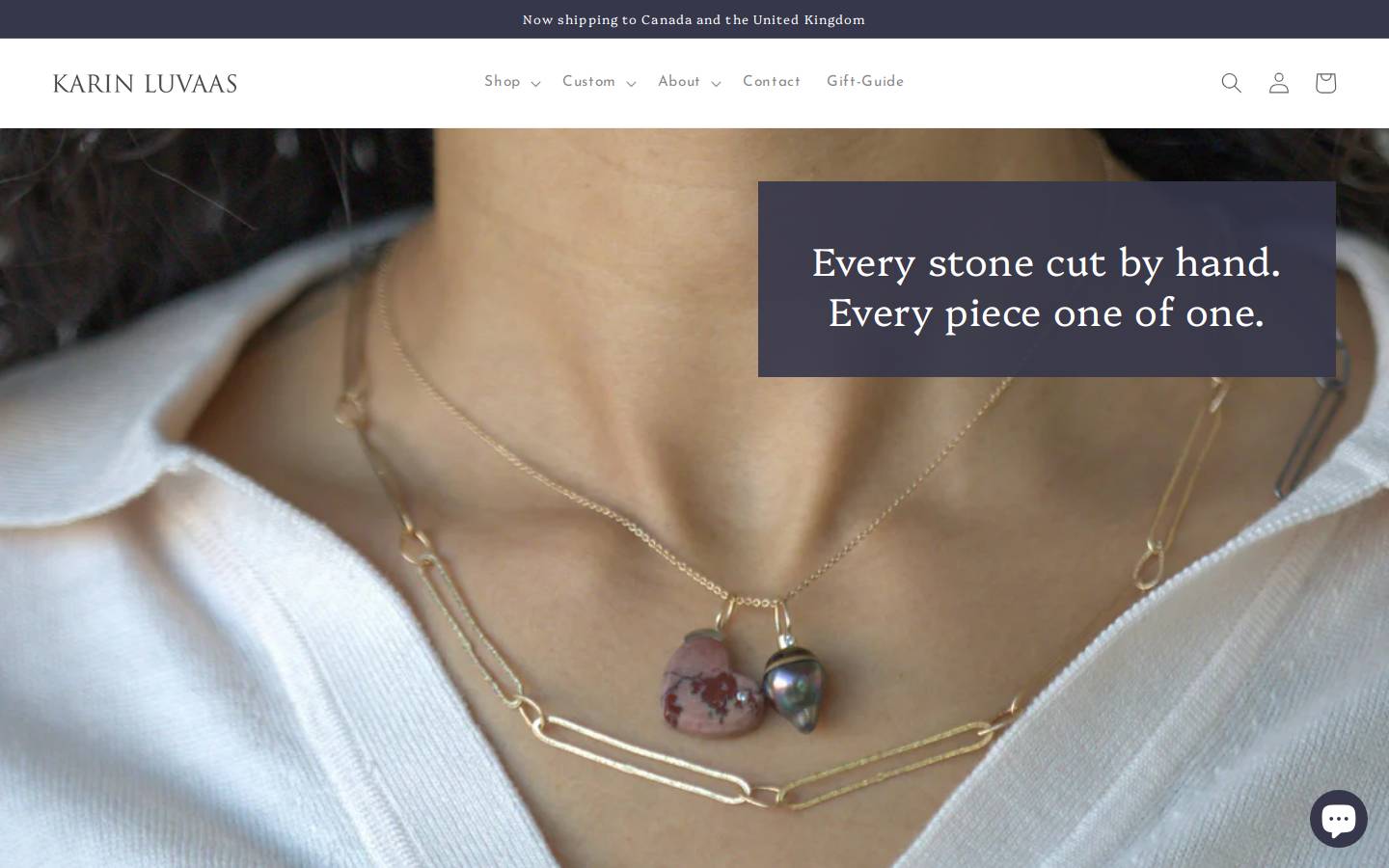 karinluvaas.com homepage screenshot