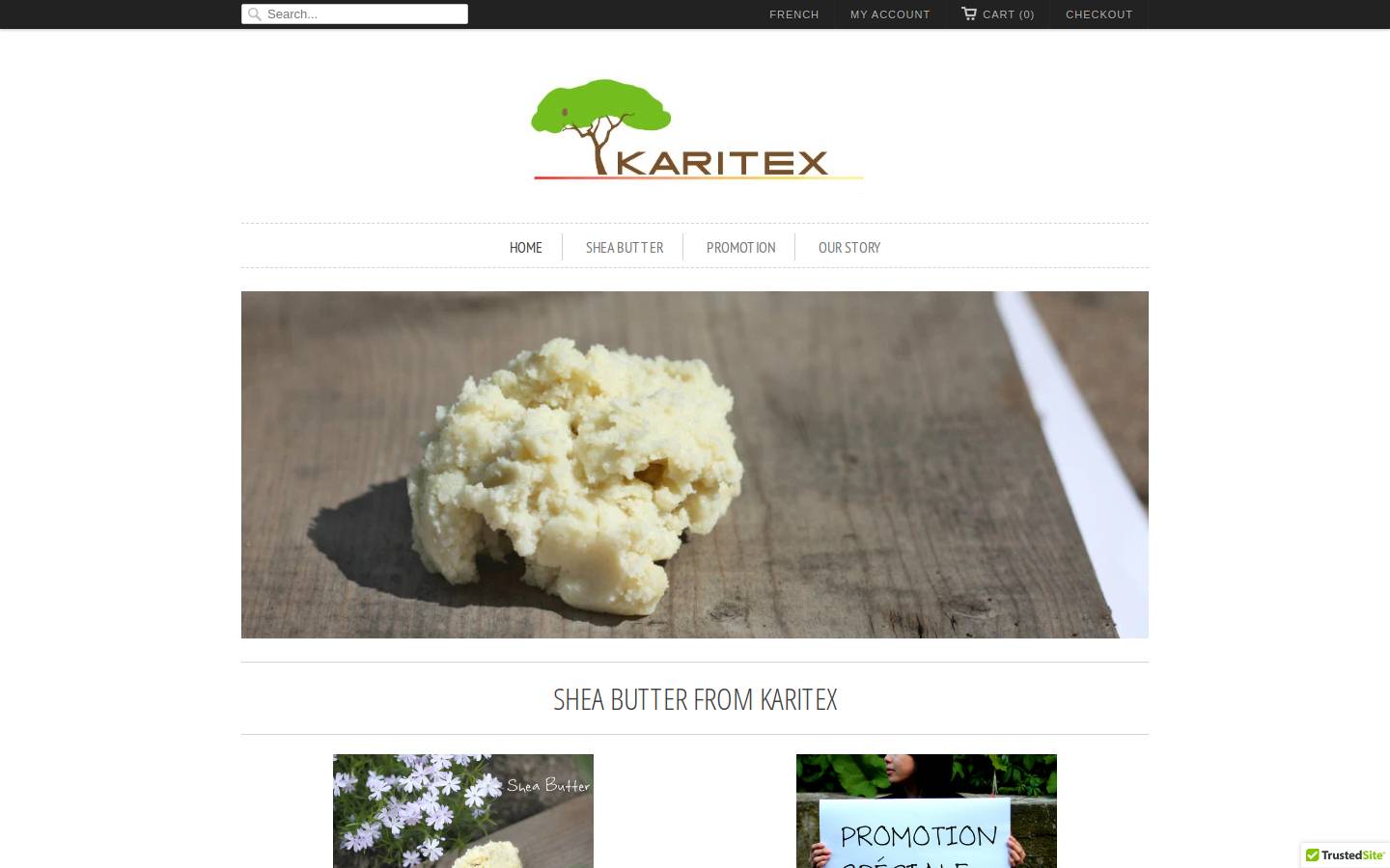 karitex.com homepage screenshot