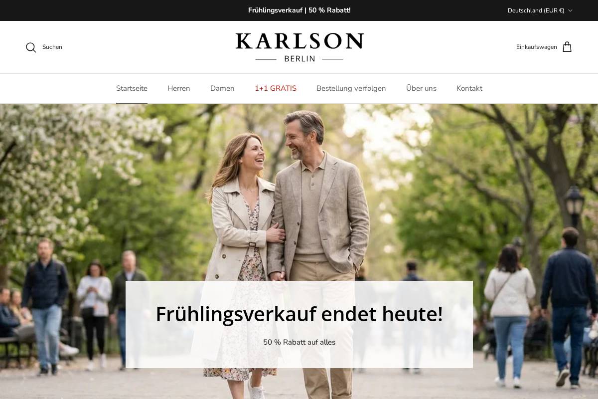 Karlson Berlin homepage screenshot