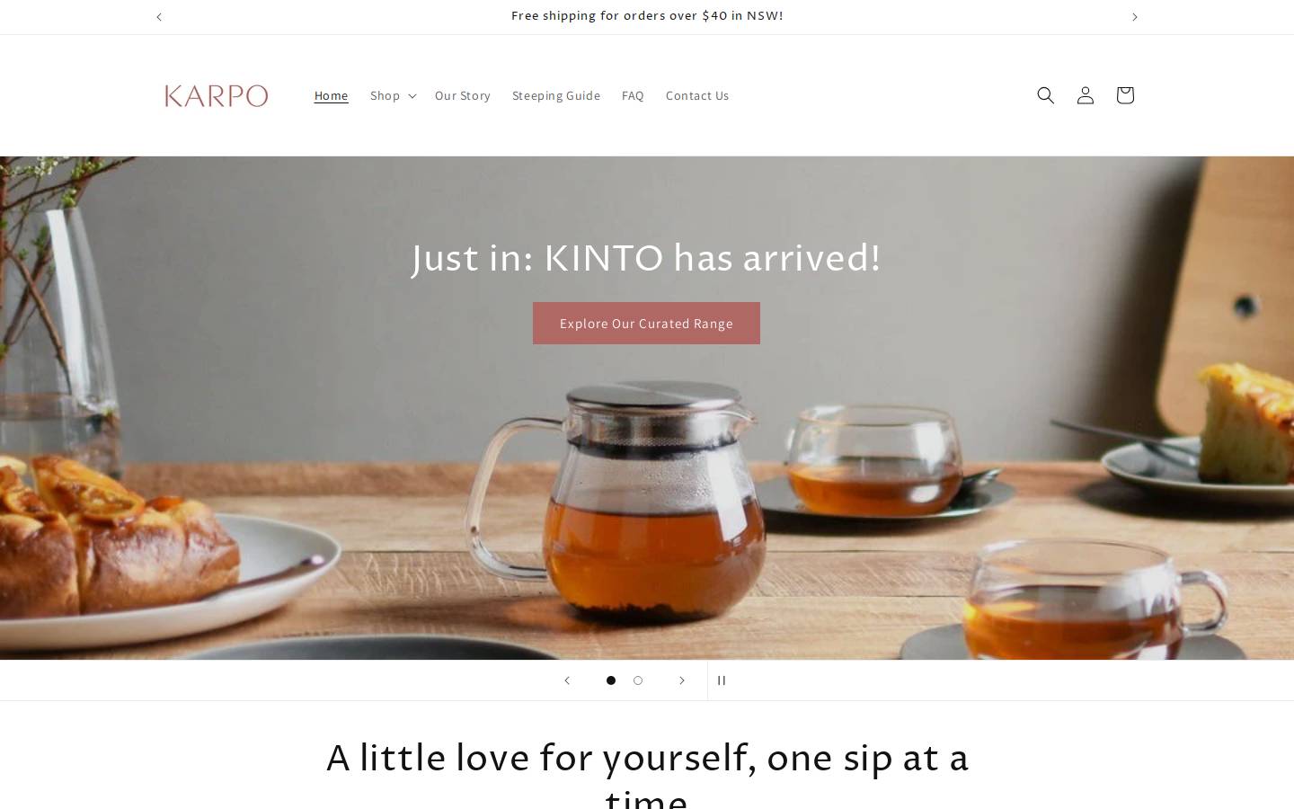 karpo.co homepage screenshot