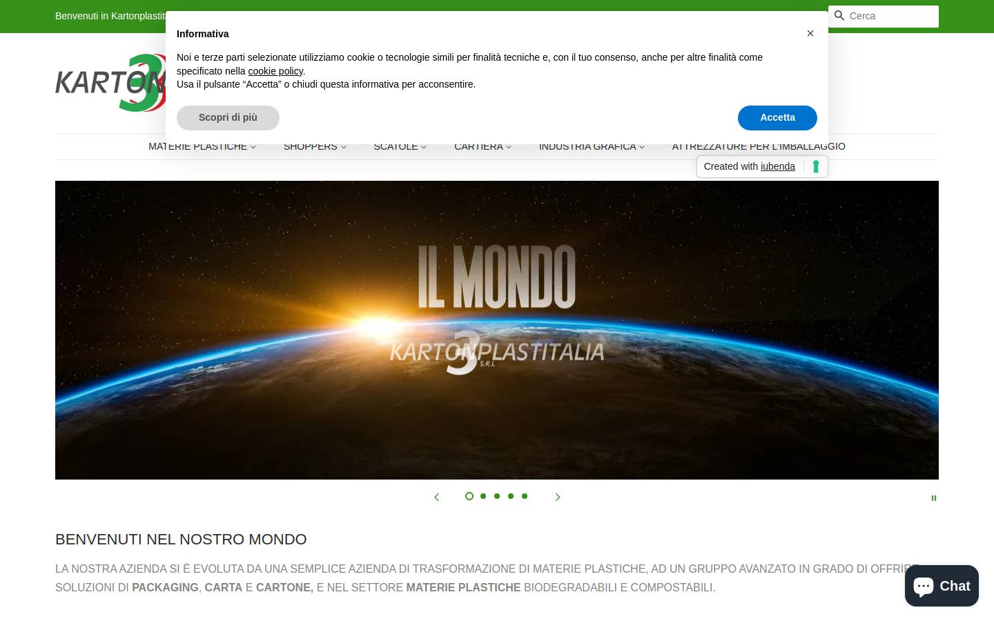 kartonplastitalia.com homepage screenshot