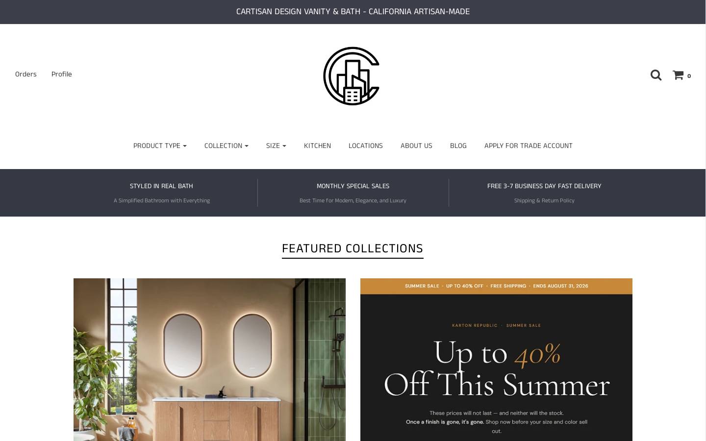 Kartonrepublic homepage screenshot
