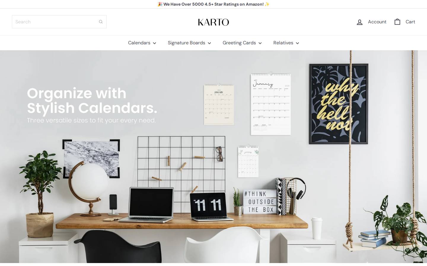 kartoprint.com homepage screenshot