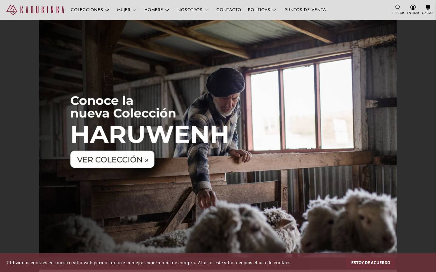 karukinka.com homepage screenshot