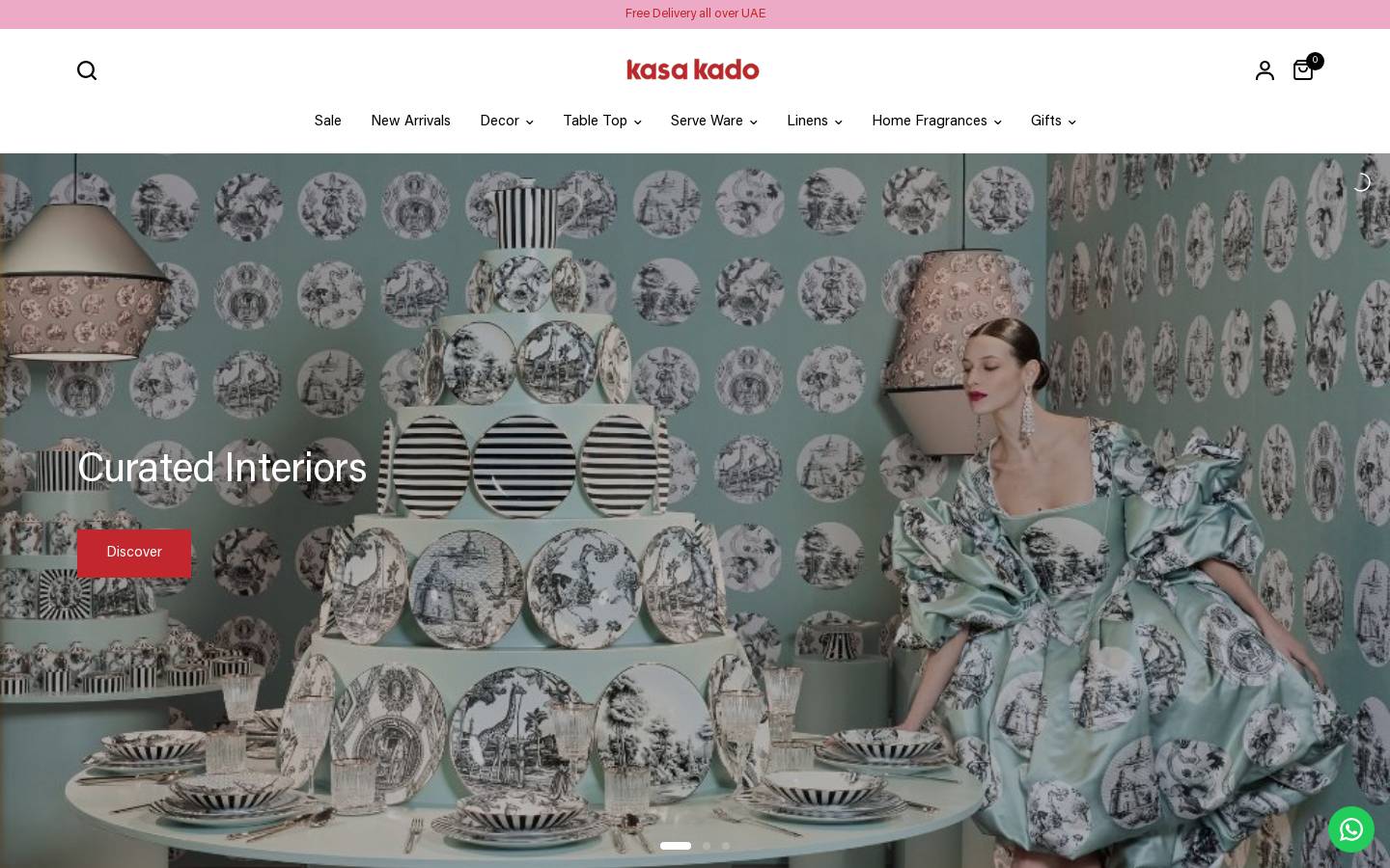 kasakado.com homepage screenshot