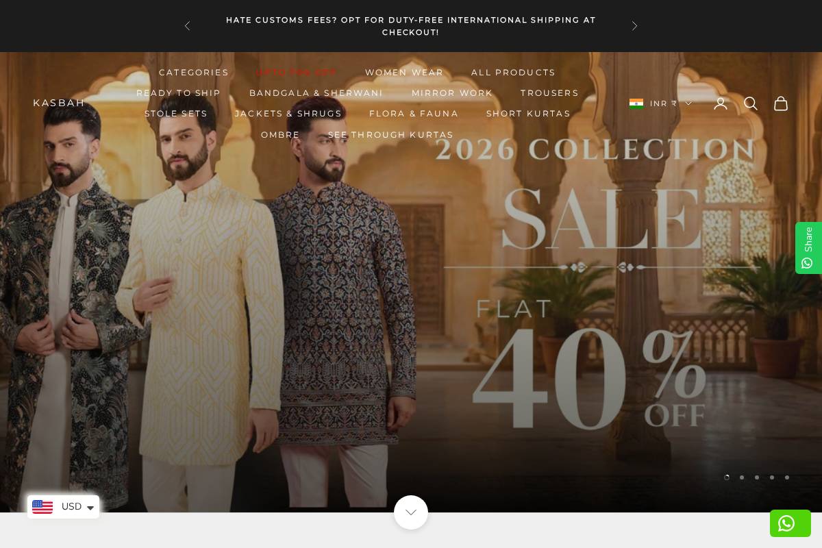 kasbahmen.com homepage screenshot