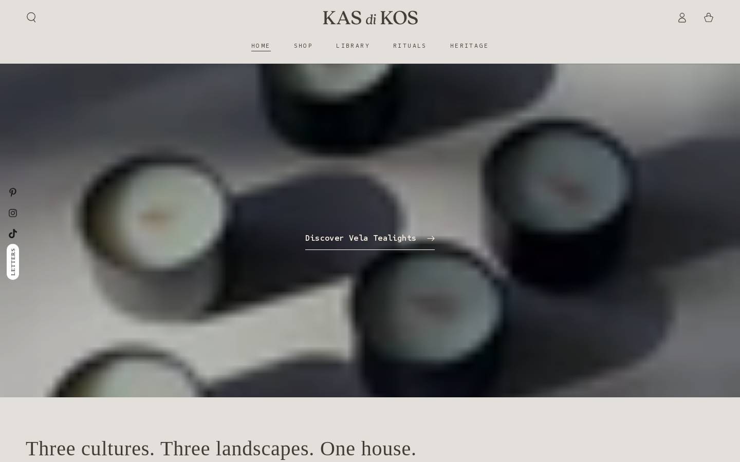 kasdikos.com homepage screenshot