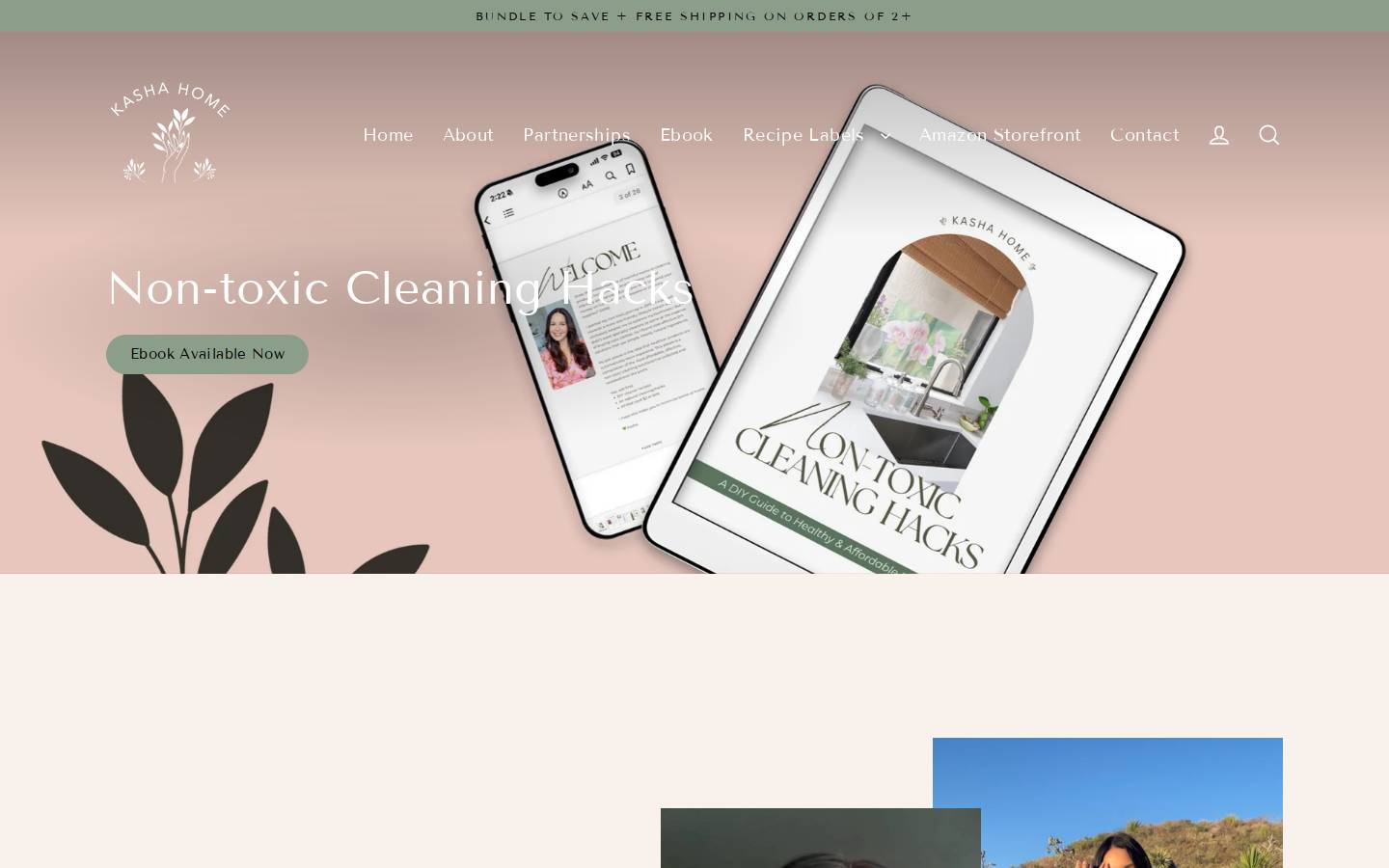 kashahome.com homepage screenshot
