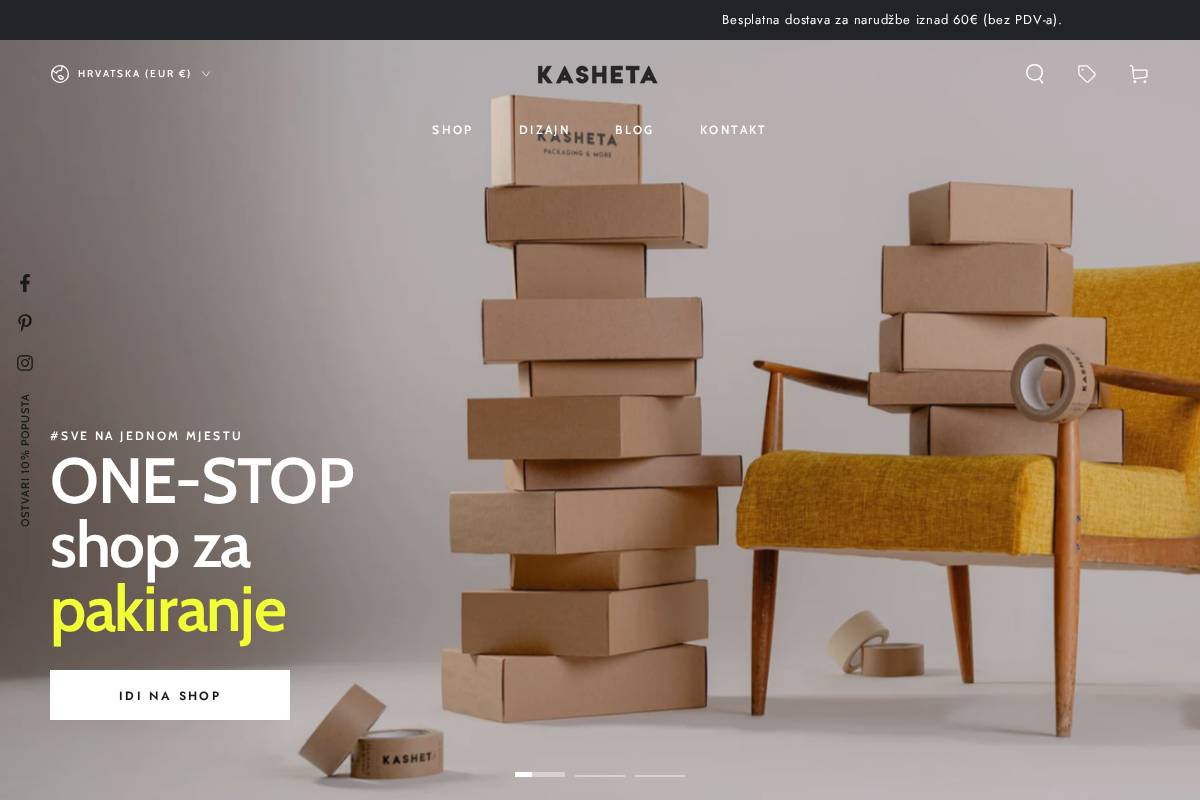 kasheta-pack.com homepage screenshot