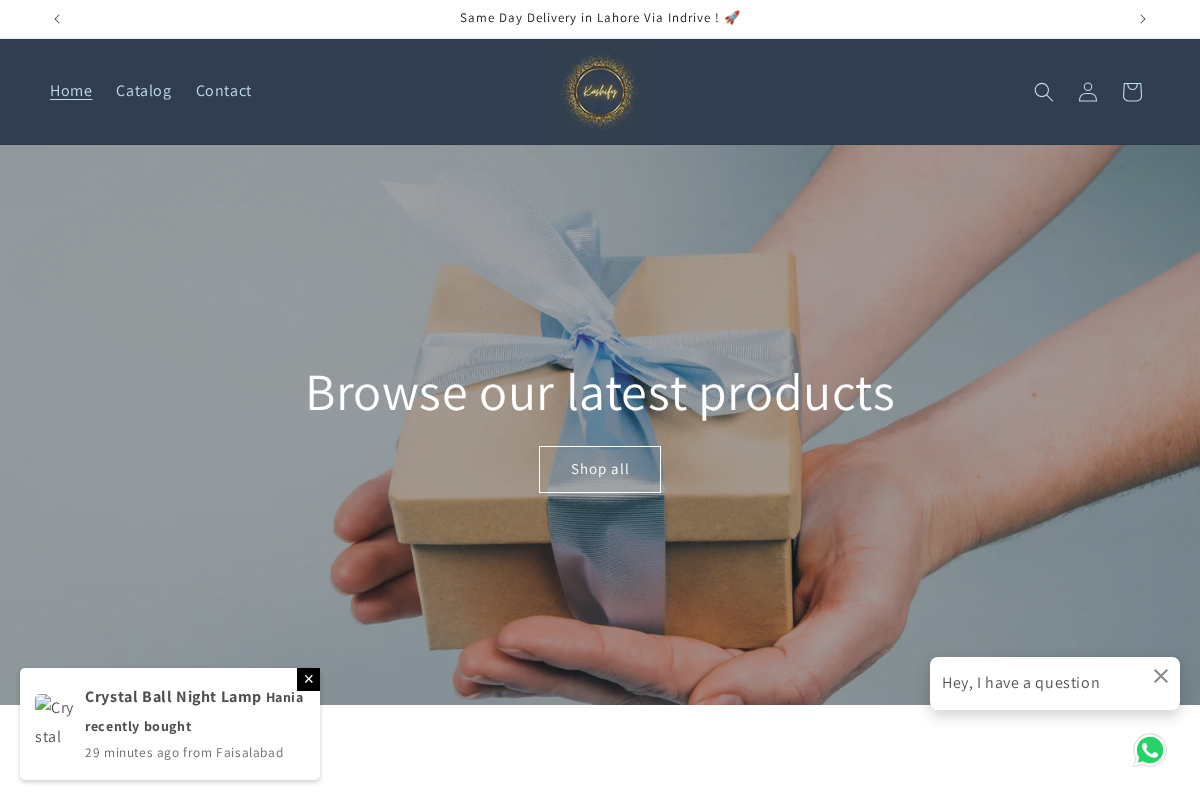 Kashify.store homepage screenshot
