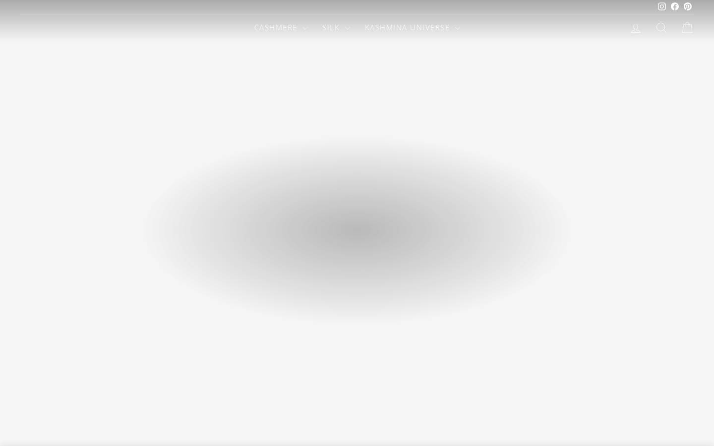 kashmina.no homepage screenshot