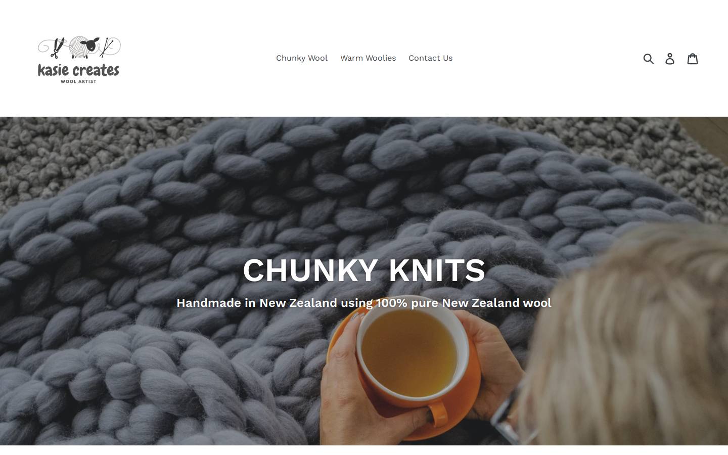 kasiecreates.co.nz homepage screenshot