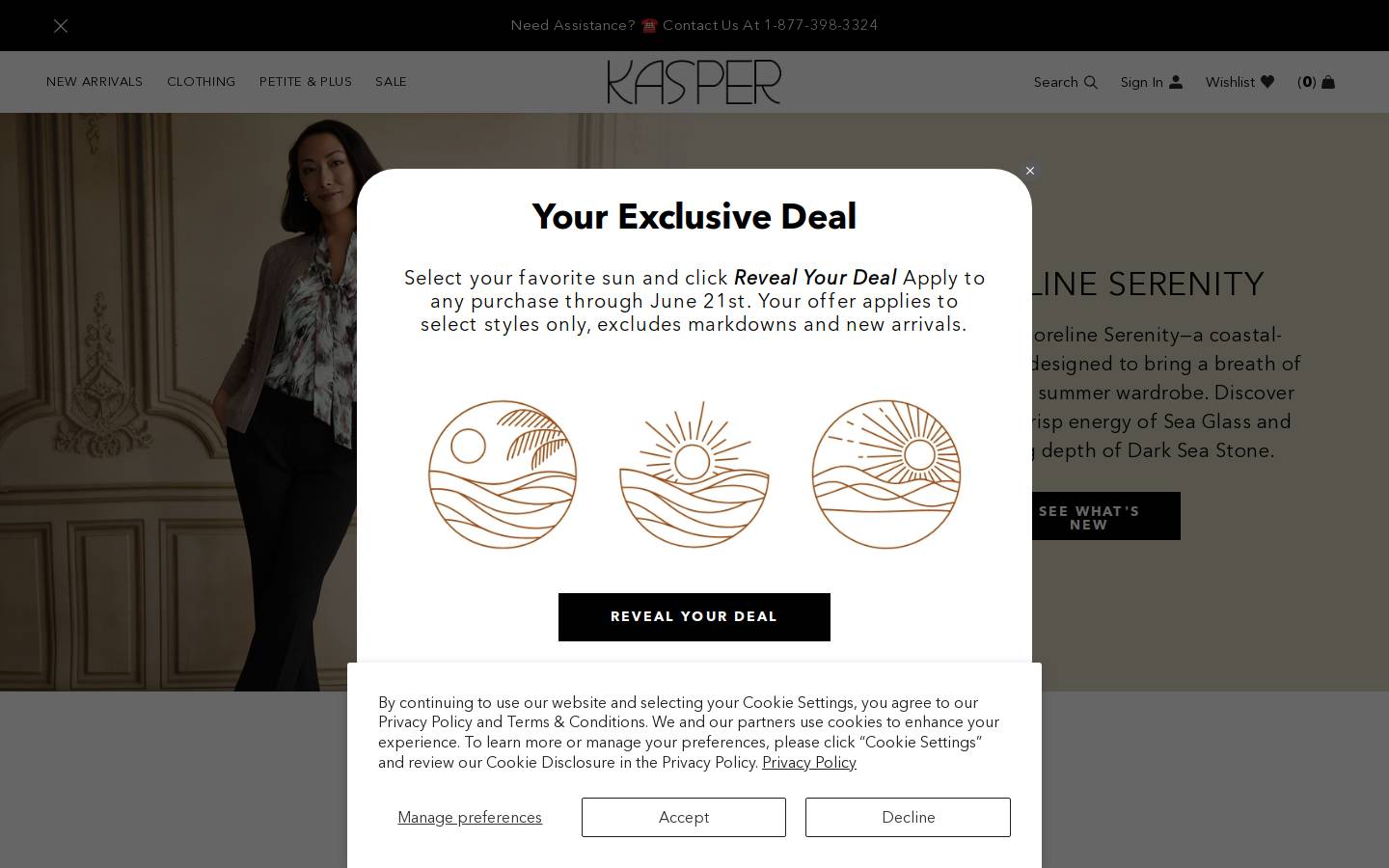 kasper.com homepage screenshot