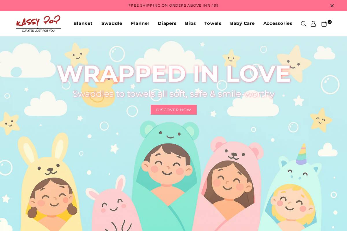 kassypop.com homepage screenshot