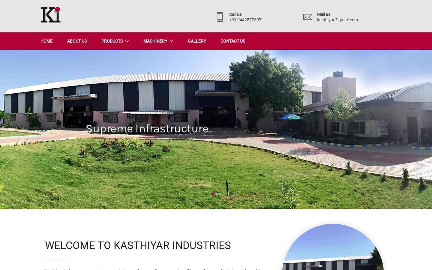 kasthiyar.com homepage screenshot