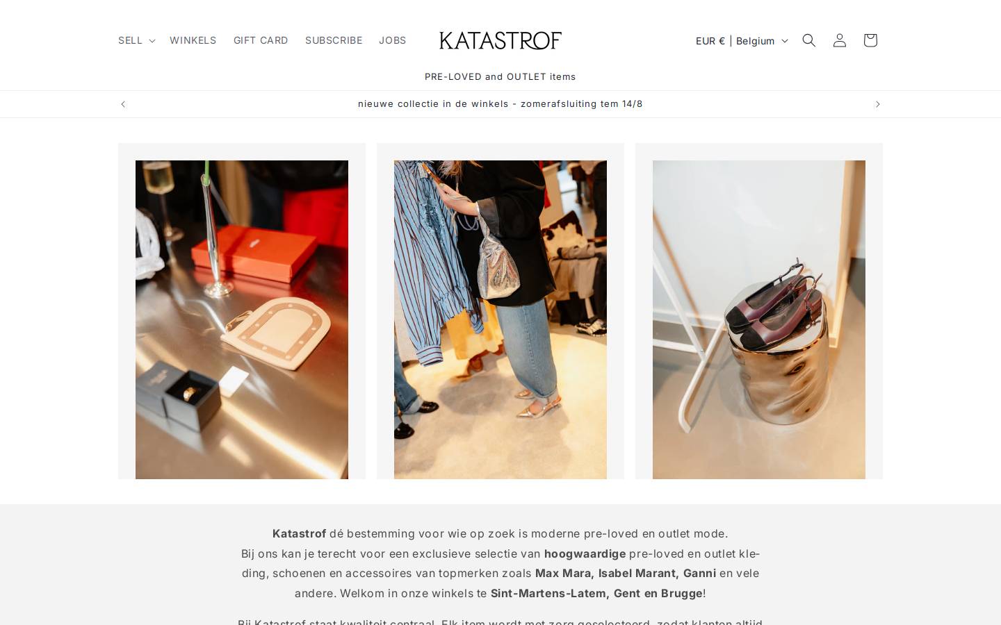 katastroffashion.com homepage screenshot