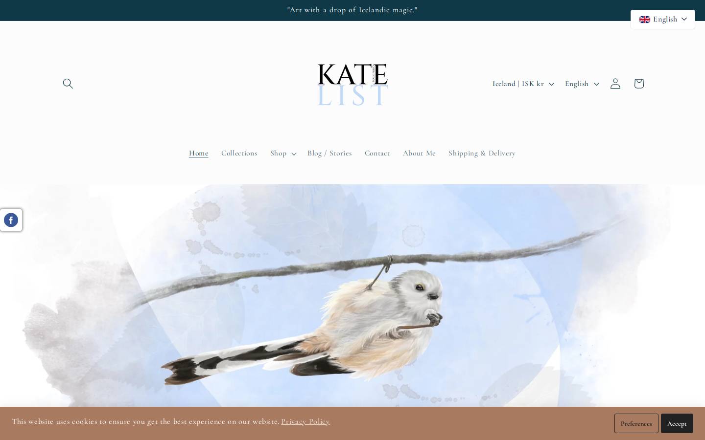 kate-list.com homepage screenshot