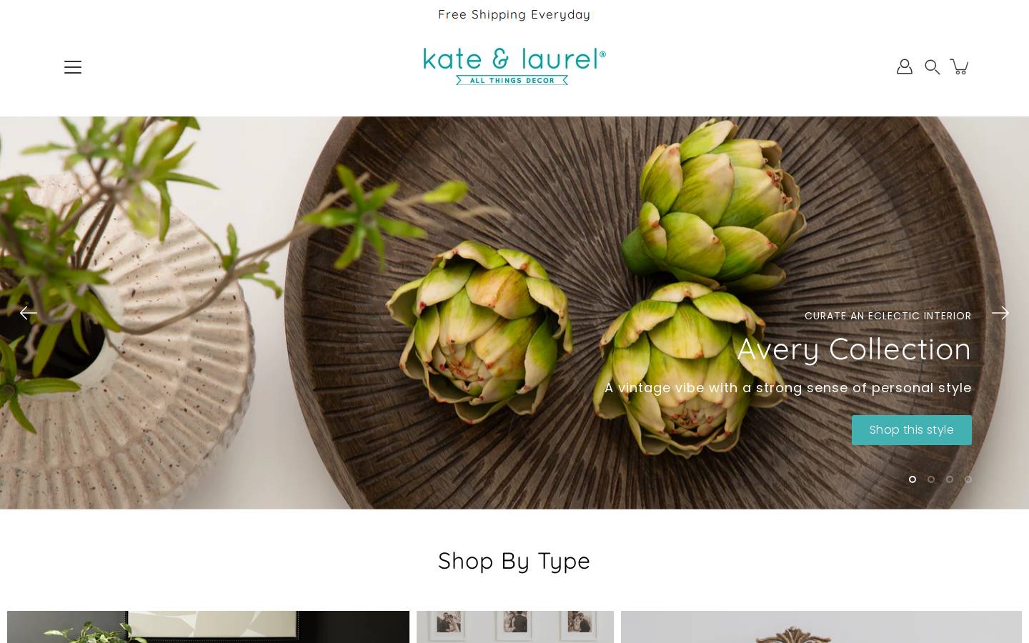 kateandlaurel.com homepage screenshot