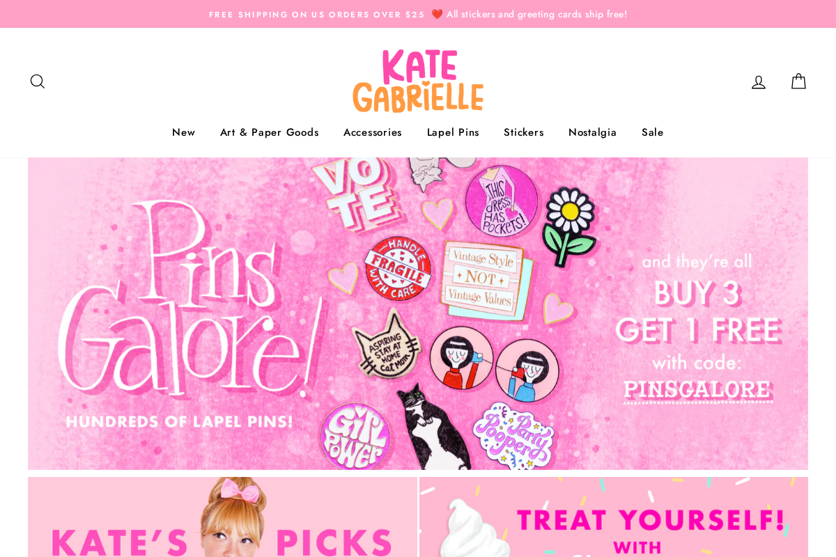 kate gabrielle homepage screenshot