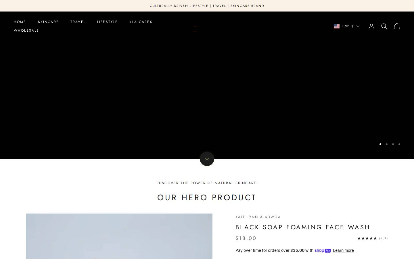 katelynnandadwoa.com homepage screenshot