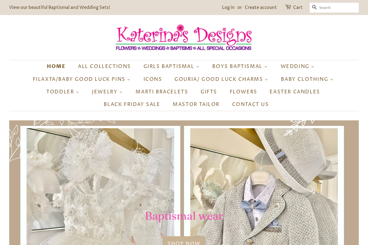 katerinasdesigns.ca homepage screenshot