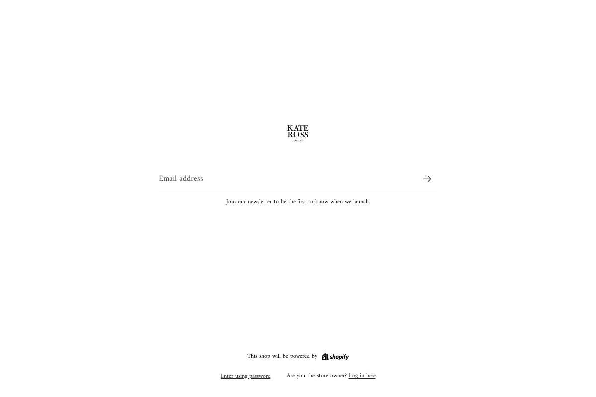 kateross.shop homepage screenshot