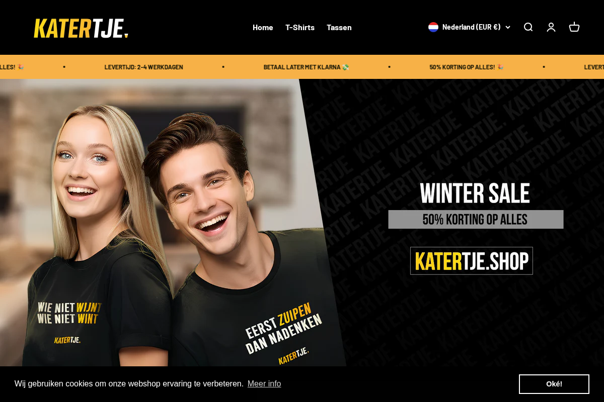 KATERTJE homepage screenshot