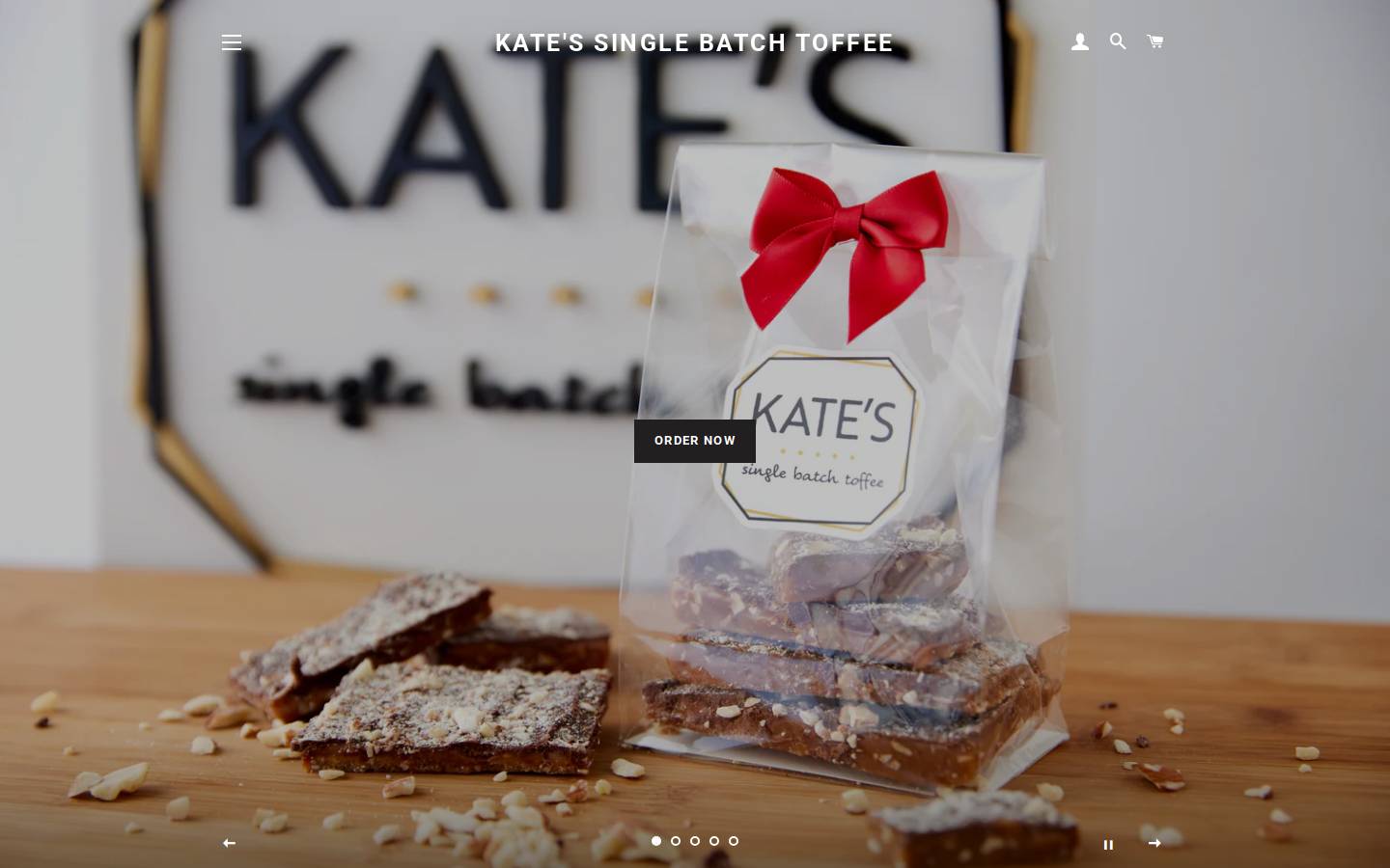 katestoffee.com homepage screenshot