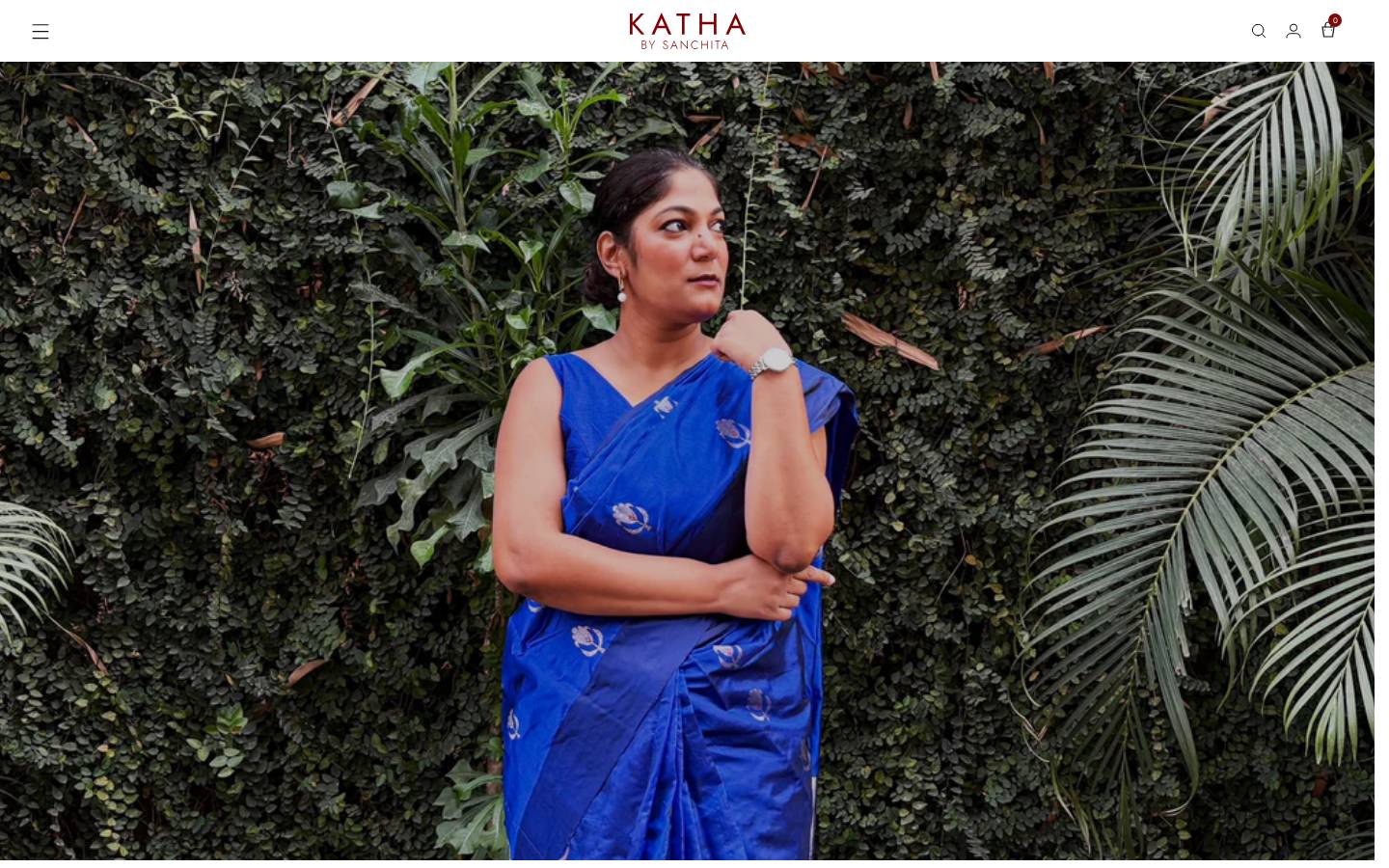 kathabysanchita.com homepage screenshot
