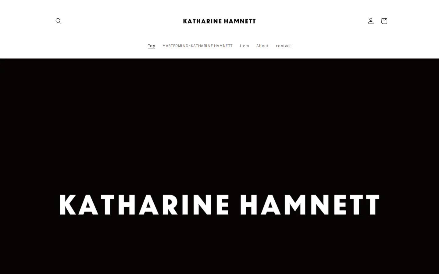 katharine-hamnett.com homepage screenshot