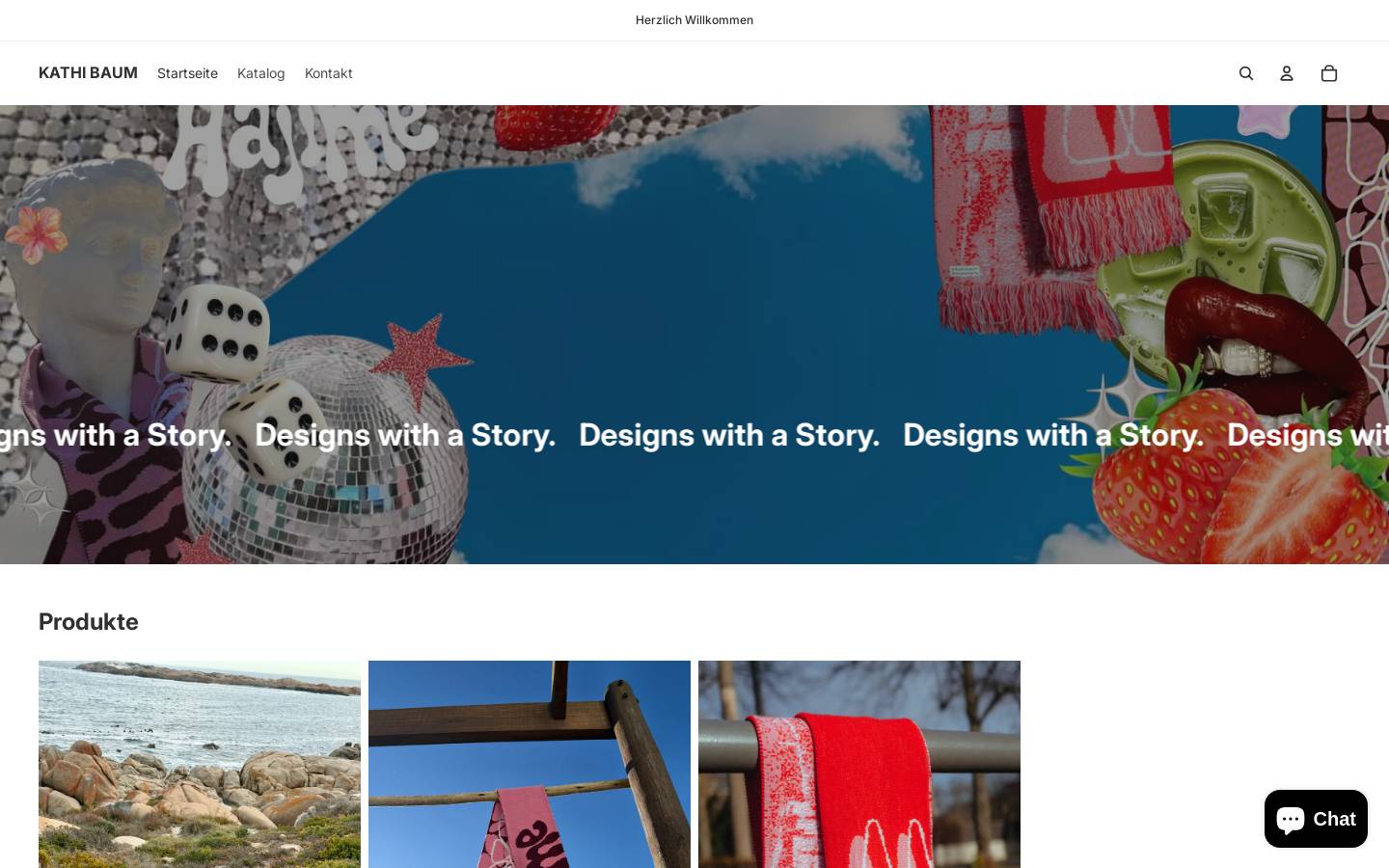 kathibaum.shop homepage screenshot