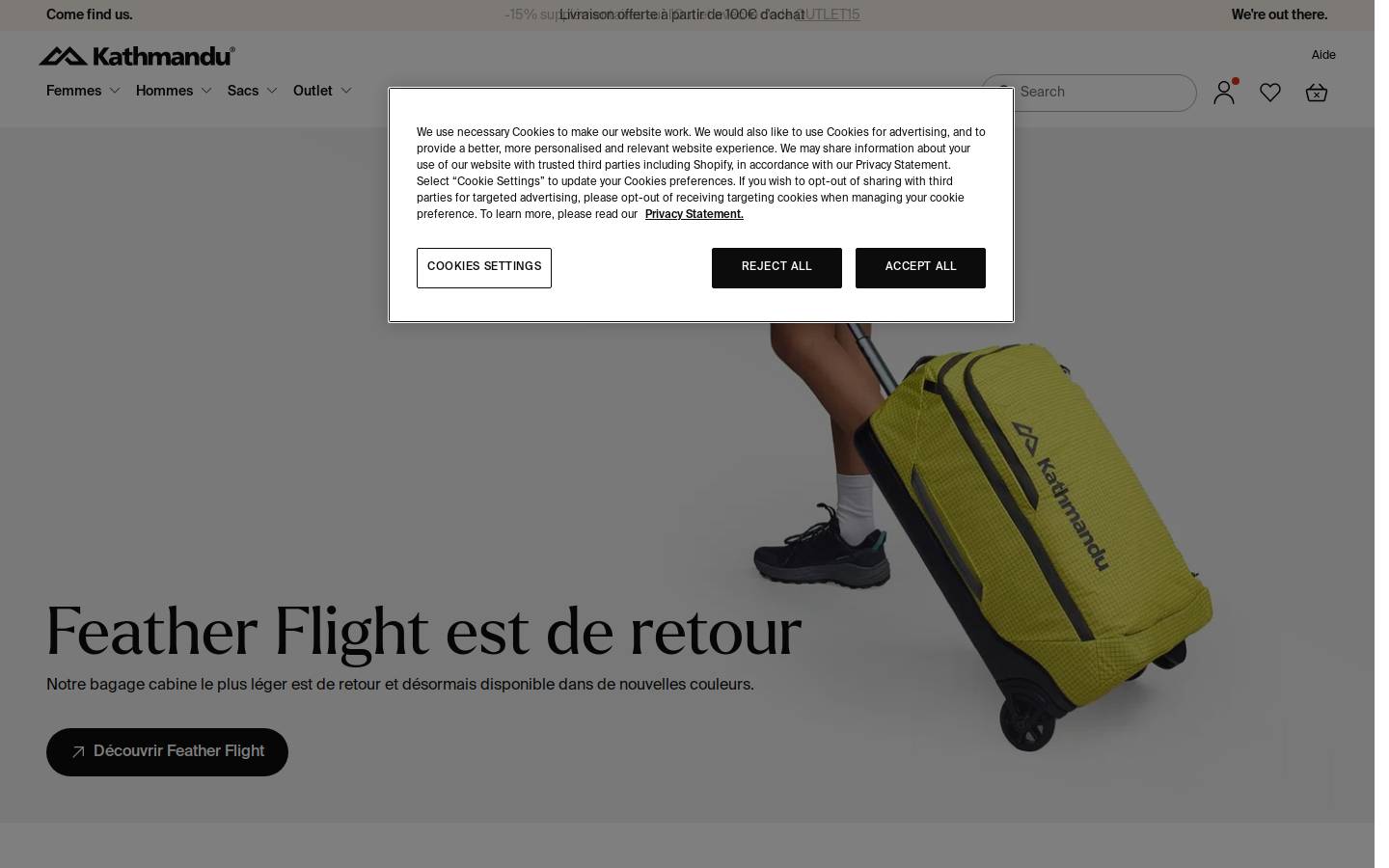 kathmandu.eu homepage screenshot