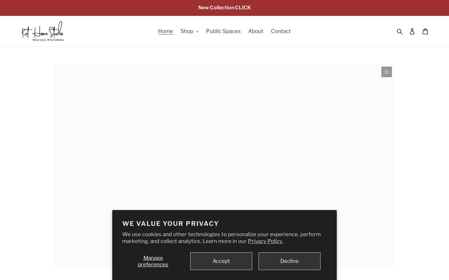 kathomestudio.com homepage screenshot