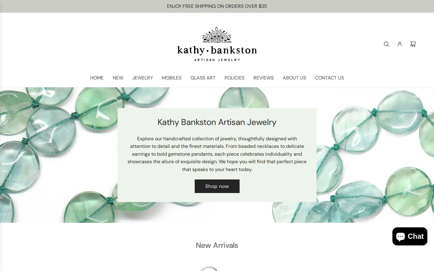 kathybankston.com homepage screenshot