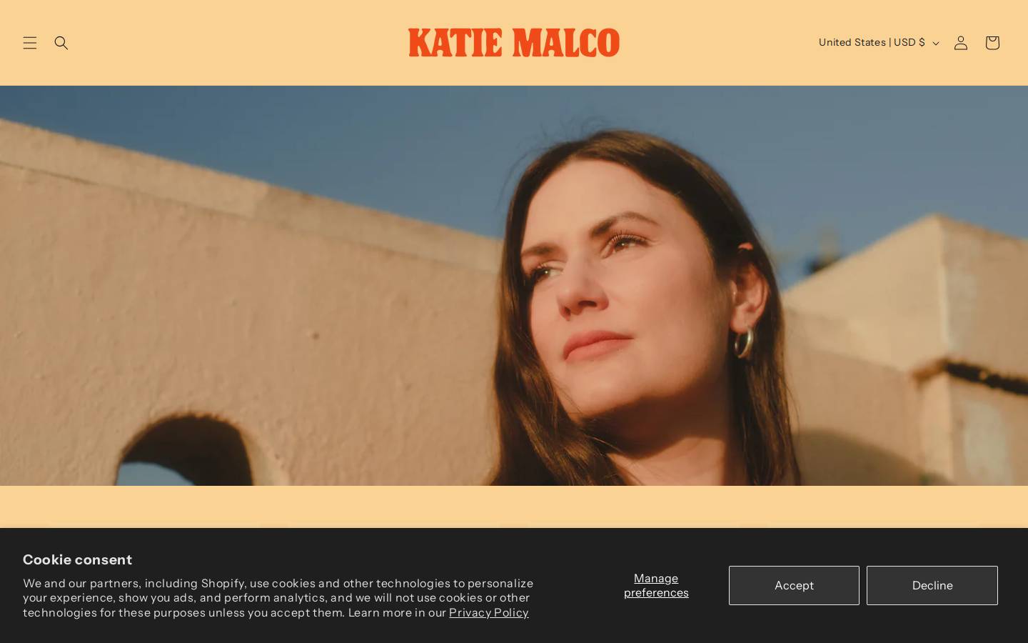 katiemalco.com homepage screenshot